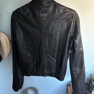 BCBGMaxAzria Black Leather Jacket